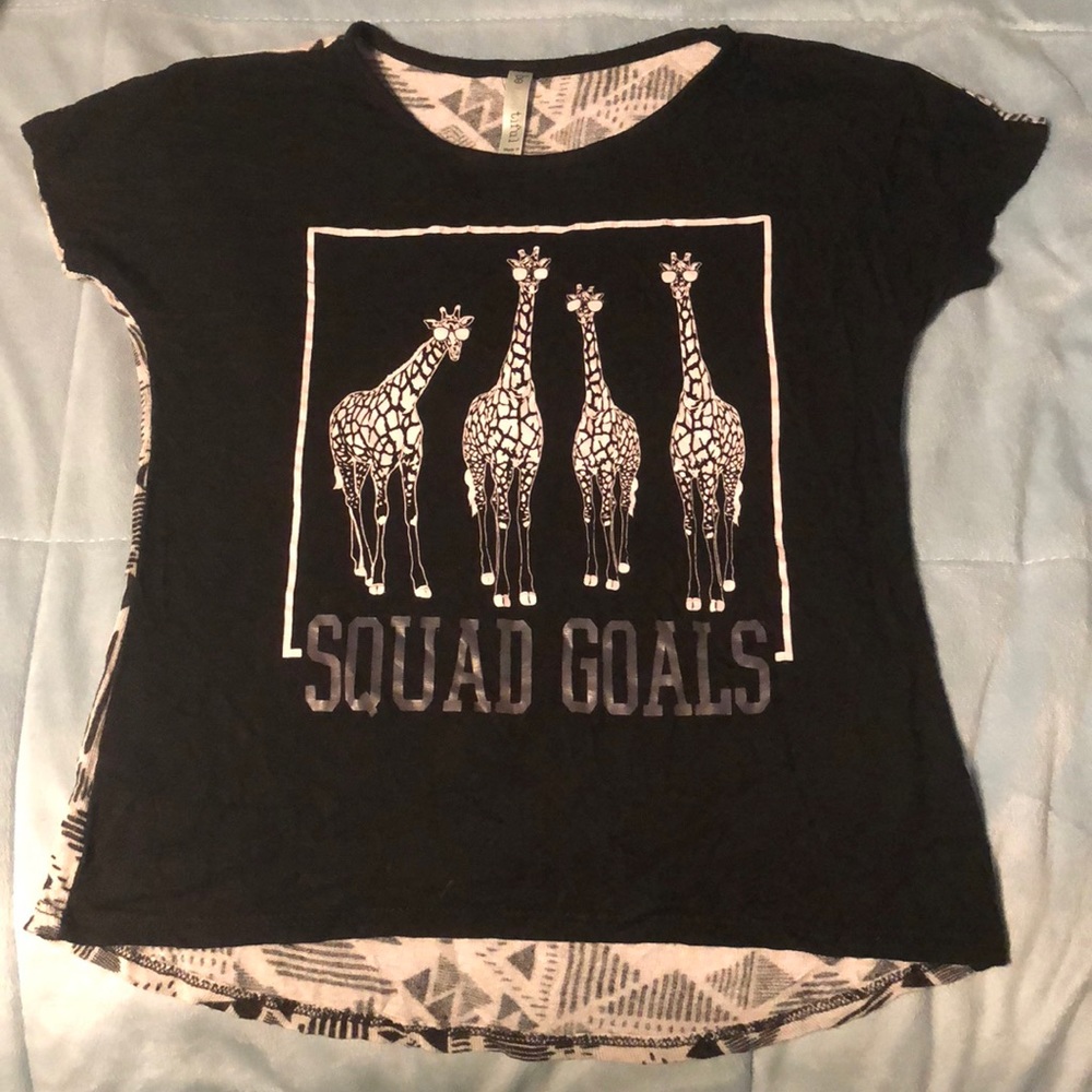 beyoutiful brand “squad goals” kids tee